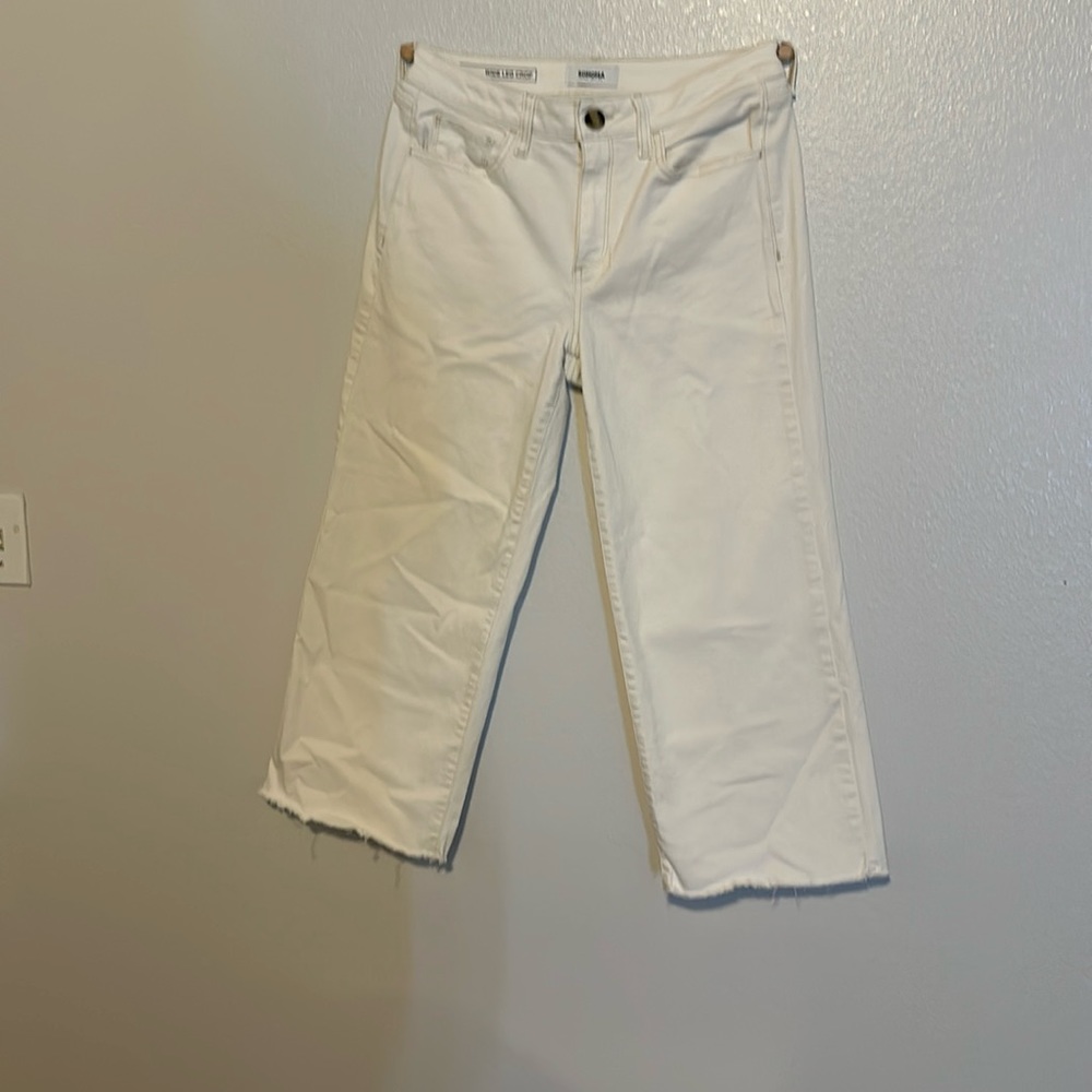 Women’s Sonoma wide leg crop off white jeans